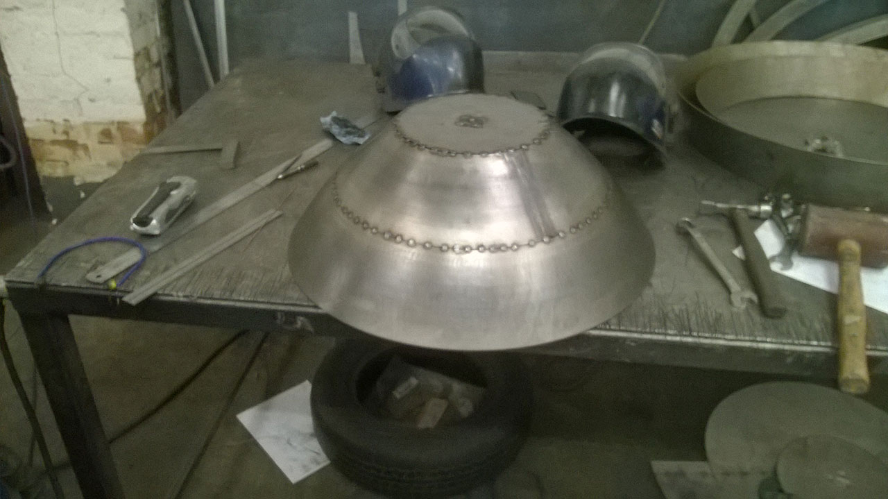 04) First two cones welded